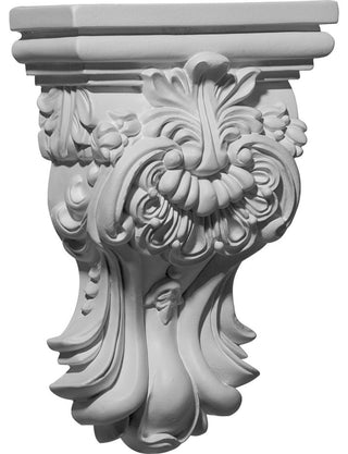 5 3/8"W x 2 1/2"D x 7 3/4"H Hillsborough Corbel