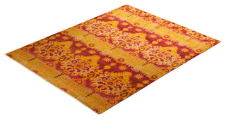 Hand-Knotted Area Rug, 8'1"x10'2", Gold