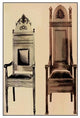 Odd Fellows: Small Size Chairs - Gallery Wrapped Canvas Art 28" x 42"