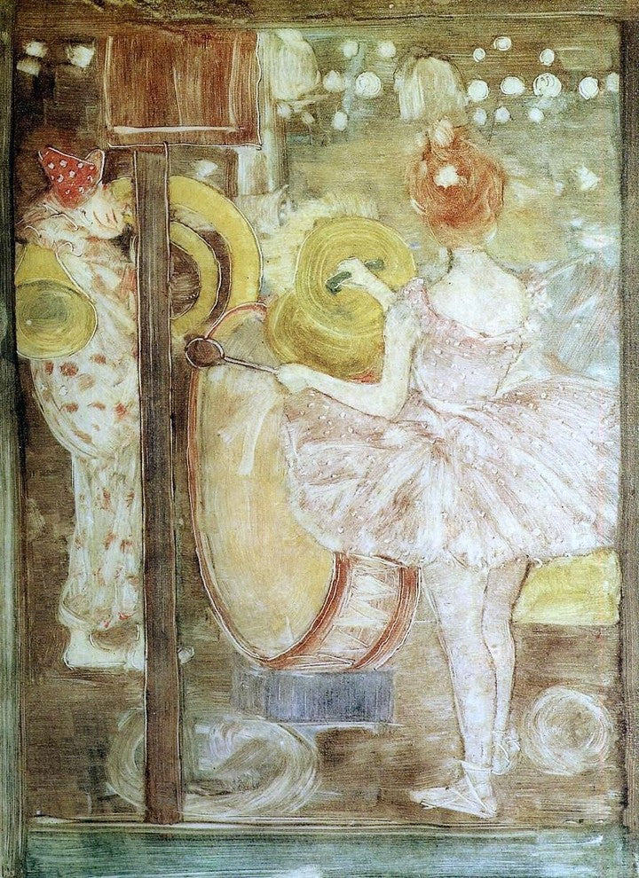 Maurice Prendergast Circus Band Wall Decal
