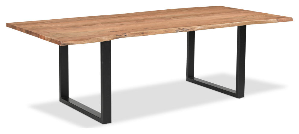 Athea Butterfly Natural live Edge Dining Table - 96"