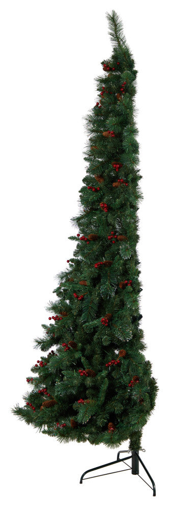 T3320 8 Flat Back Montreal Mountain Pine Artificial Christmas Tree