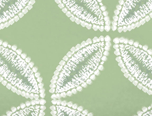 Tidepool, Geometric Print Bath Towel, Green