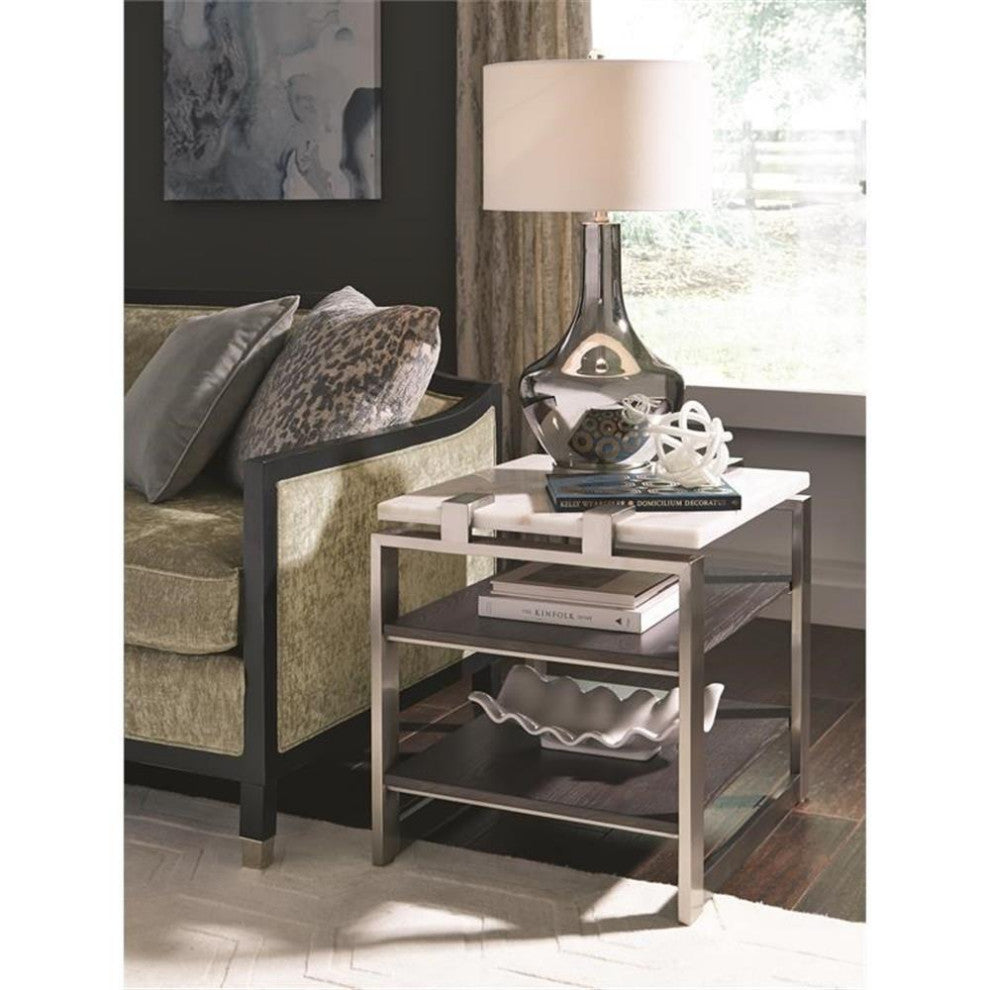 Magnussen T4852 Paradox Rectangular End Table