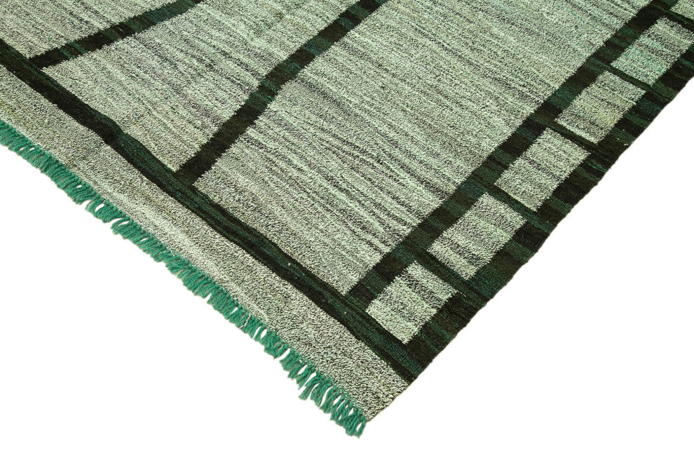Rug N Carpet - Handwoven Turkish 10' 0'' x 14' 1'' Flatweave Wool Kilim Rug