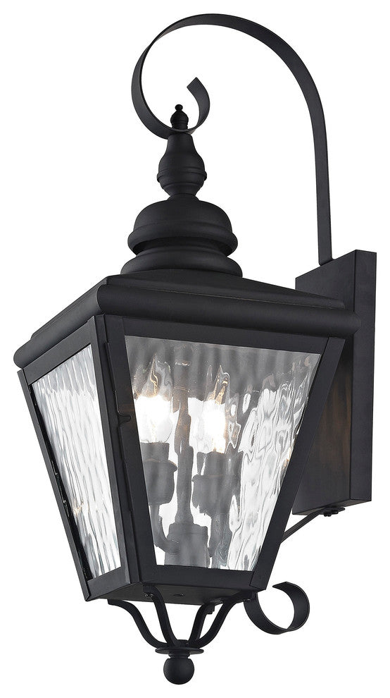Cambridge Outdoor Wall Lantern, Black