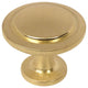 Cosmas 5560BB Brushed Brass Cabinet Knob, Set of 10