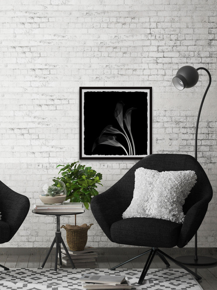 "Lovely Lillies" Framed Painting Print, 18x18