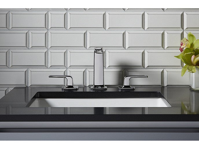 Per Se Sink Faucet, Tall Spout, Lever Handles