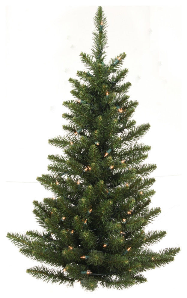 Vickerman A861150 5' Camdon Fir Artificial Christmas Wall Tree, Unlit