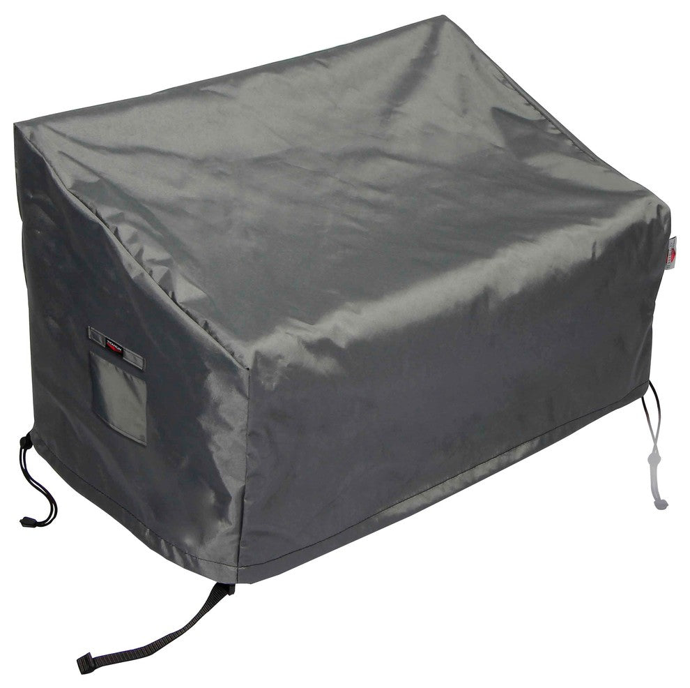 Titanium Shield Outdoor Small Loveseat Cover by Astella