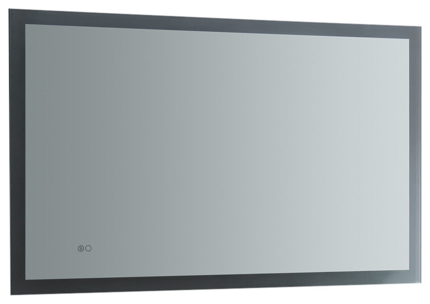 Angelo Bathroom Mirror With Halo Style LED Lighting and Defogger, 48"x30"