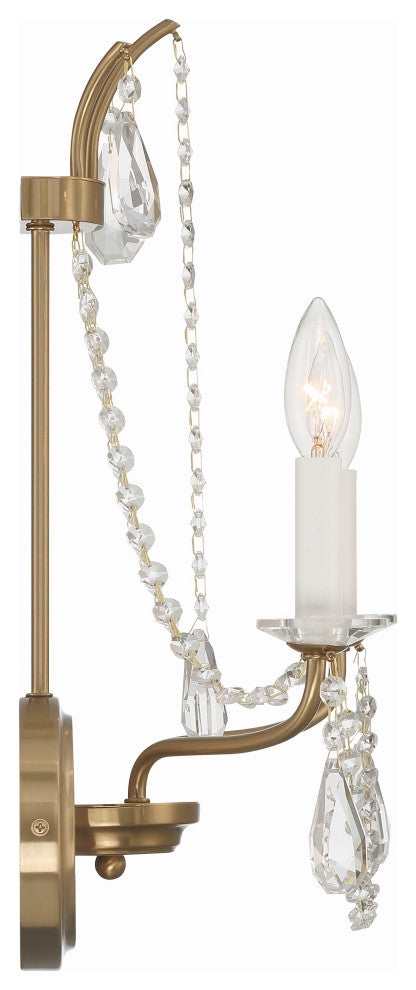 Karrington 2-Light Aged Brass Wall Mount