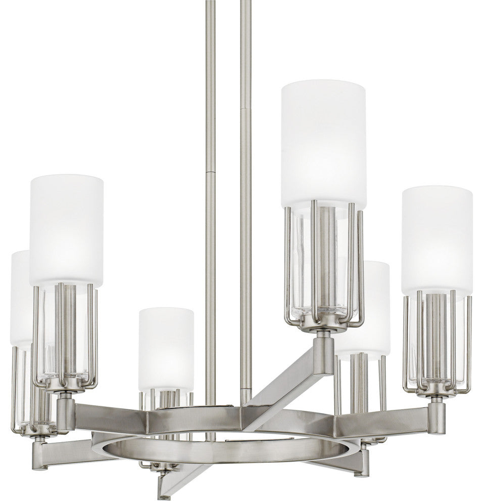 Quoizel CRZ648 Cruz 6 Light 48"W Linear Chandelier - Matte Black