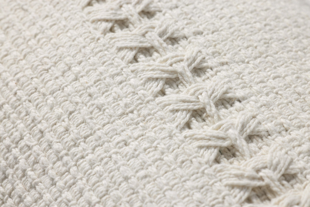 Chris Loves Julia x Loloi Harvey White 12'' x 27'' Cover Only