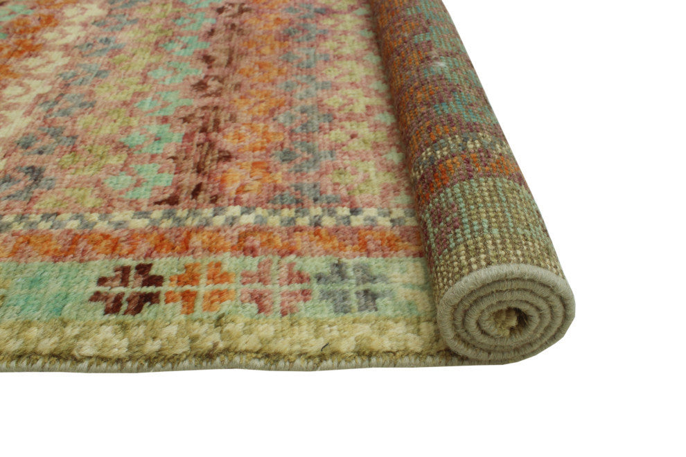 Balochi Greta Purple/Gray Rug, 4'9x6'6