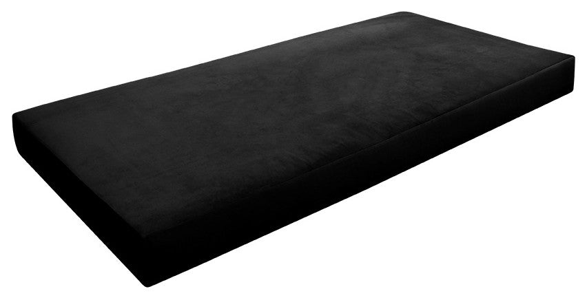 Knife Edge 6" Twin Size 75x39x6 Velvet Indoor Daybed Mattress |COVER ONLY|-AD374