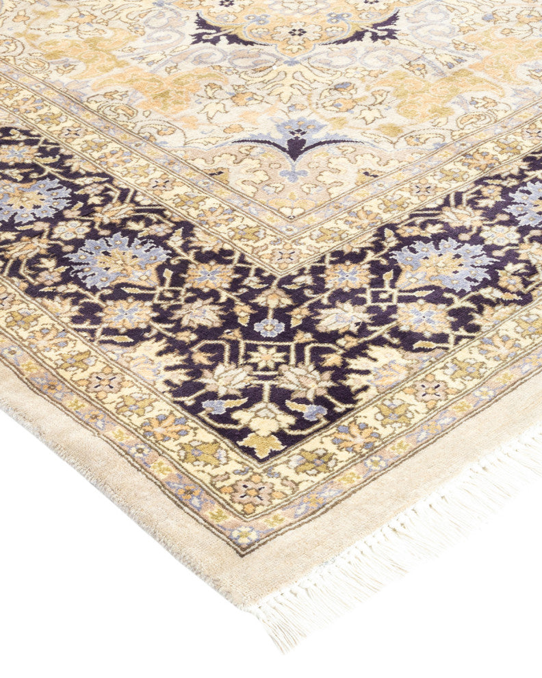 Mogul, One-of-a-Kind Hand-Knotted Runner Yellow, 6'4"x15'3"
