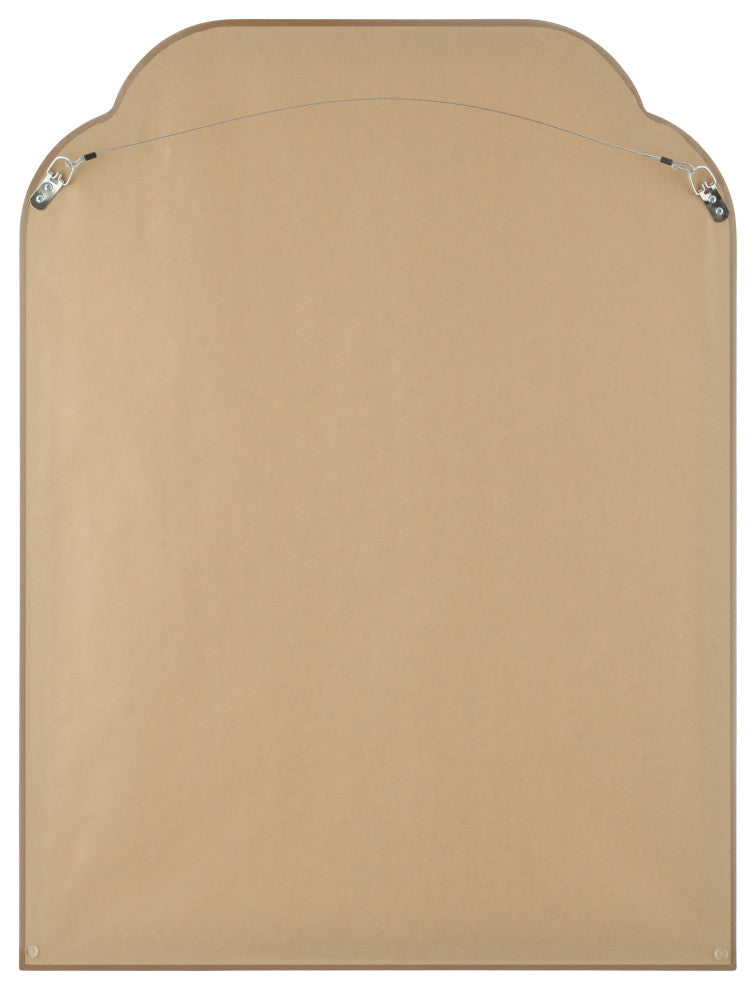 Pescara Framed Vanity Mirror, Clover Cathedral, 24.4"x32.4", Silver Spray