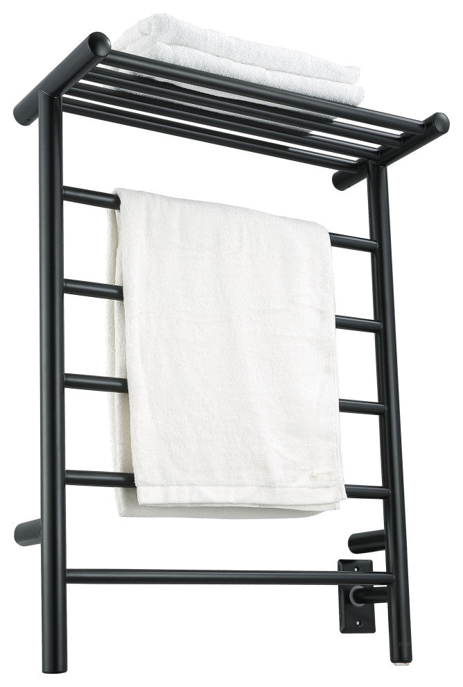 Miazzo 5-Bar Wall Towel Warmer w/ Shelf