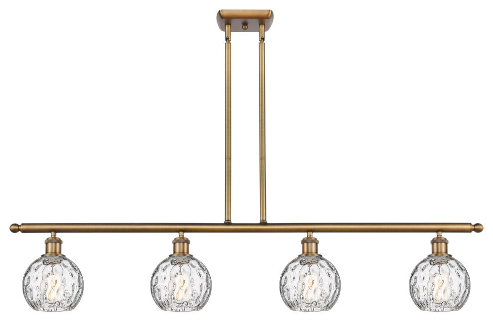 Innovations 516-4I-BB-G1215-6 4 Light Island Light, Brushed Brass