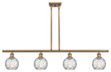 Innovations 516-4I-BB-G1215-6 4 Light Island Light, Brushed Brass