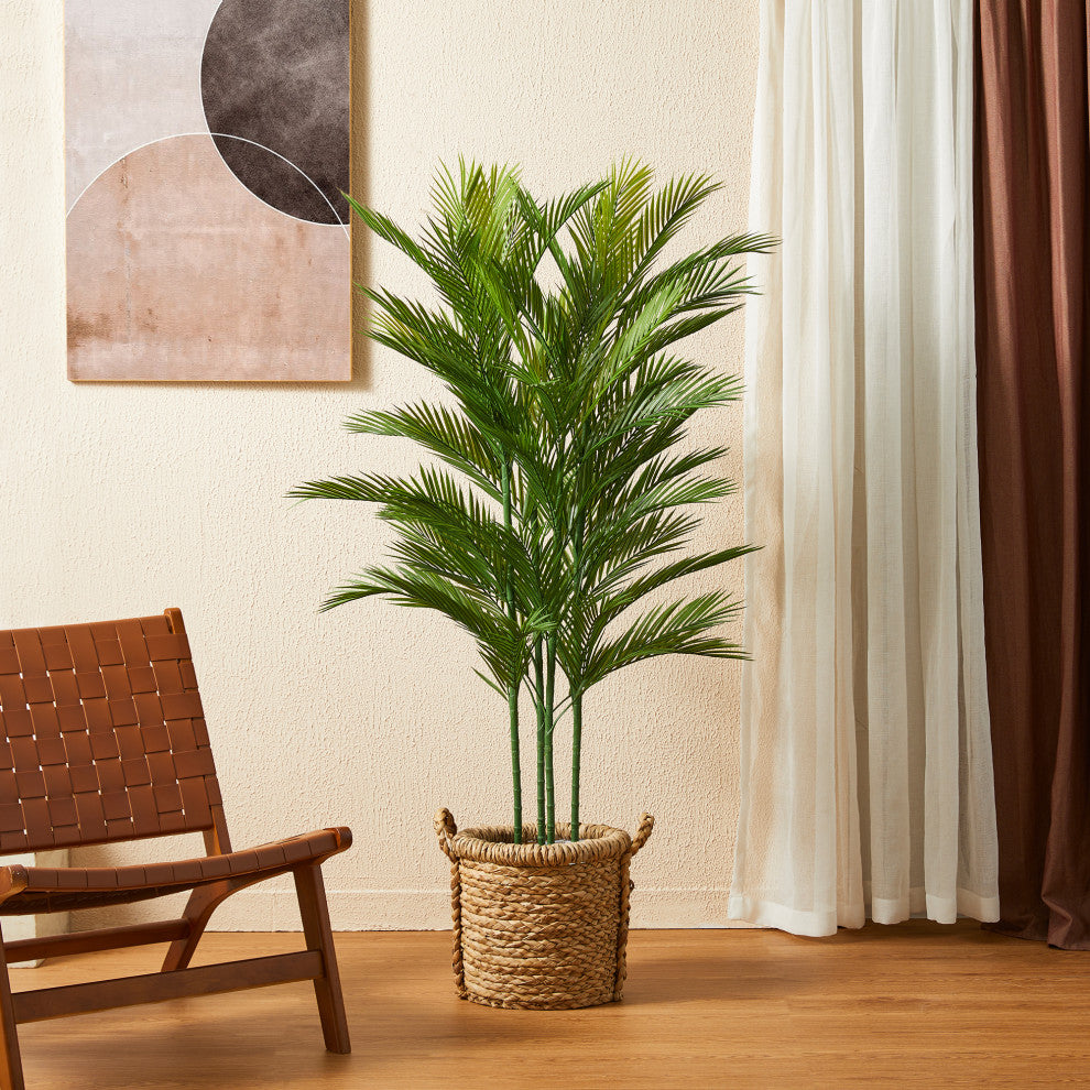 5'' Faux Palm Tree in Pot