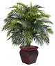 Areca With Decorative Planter Silk Plant