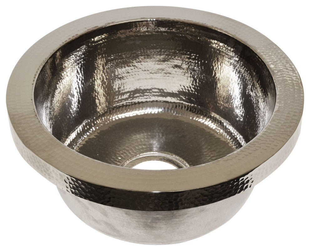 Native Trails CPS16 Mojito 13" Drop-In Single Basin Copper Bar - Brushed Nickel