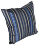 Outdoor Pillow, Blue Stripe, 20 Inch