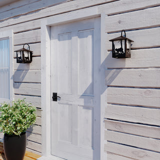 Vaxcel Bozeman 8' Outdoor Wall Light BBZ (Bear)