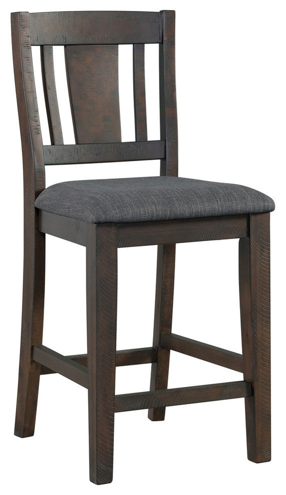 Picket House Furnishings Carter Counter Height 6PC Dining Set-Table, Four Chairs