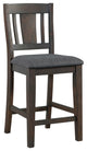 Picket House Furnishings Carter Counter Height 6PC Dining Set-Table, Four Chairs