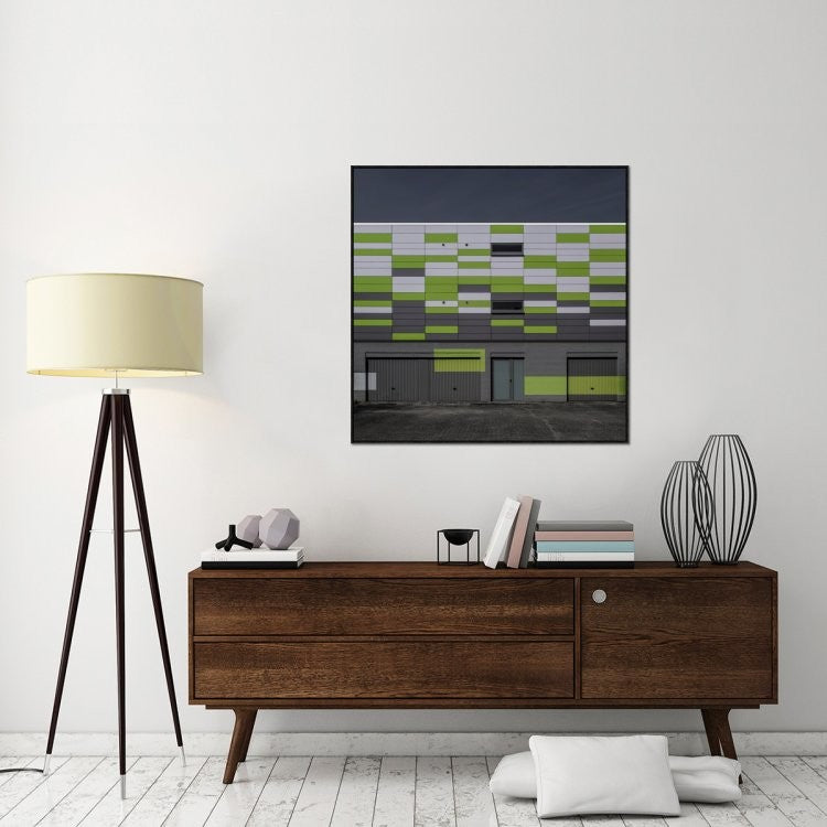 "Geometry" Framed Canvas Giclee by Luc Vangindertael (laGrange), 41x41"