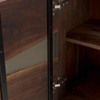 Hemlock 69L x 18W x 30H Brown Wood Sideboard