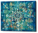 Epic Graffiti "Mandala in Blue I" Giclee Canvas Wall Art, 16"x18"