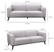 First of A Kind Peppy Sofa Gray