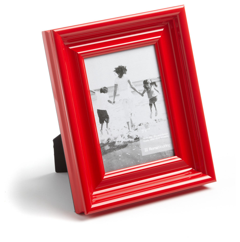 8" x 10" Cherry Red 2" Lavo Wood Picture Frame
