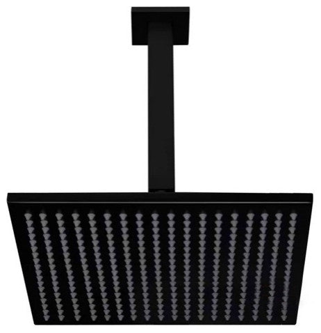 Fontana Chandler Ceiling Mount Rainfall Shower Head Faucet With Handheld Spray