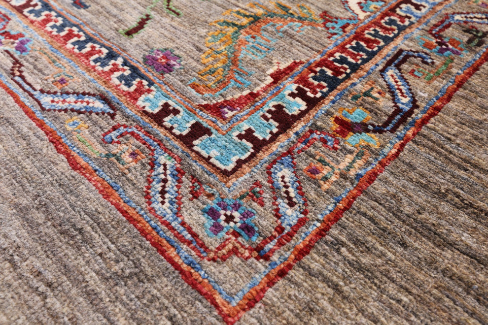 Hand Knotted Persian Tabriz Wool Rug 5' 8" X 7' 10" Q10579