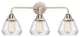 288-3W-PN-G172 Fulton 3 Light 24.75" Bath Vanity Light, Polished Nickel