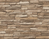 Dekora Natur 6, Naturally Multifaceted Beige, Brown Wallpaper Roll