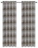 Jacquard Metro Drapery Curtain Panels, Taupe, 50"x63", Set of 2