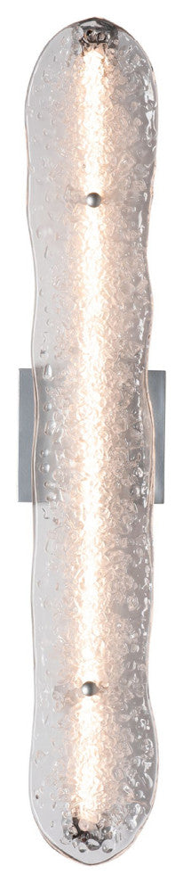 Glissade LED Bath Bar, Sterling