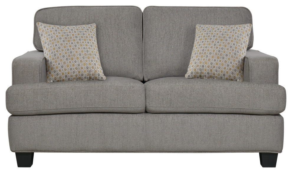 Huber Loveseat, Gray