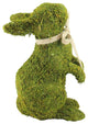 10.5" Green Moss Standing Bunny Rabbit Spring Easter Figure