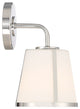 Crystorama Fulton 1 Light Wall Sconce FUL-911-PN, Polished Nickel