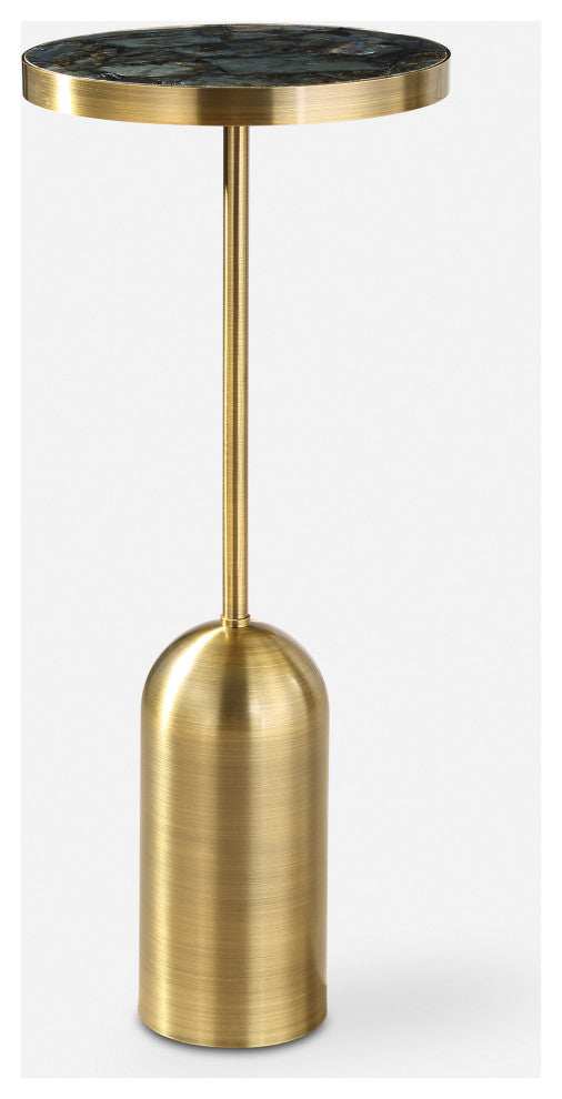 Uttermost - 24173 - Drink Table - Pascal - Brushed Brass Stainless Steel