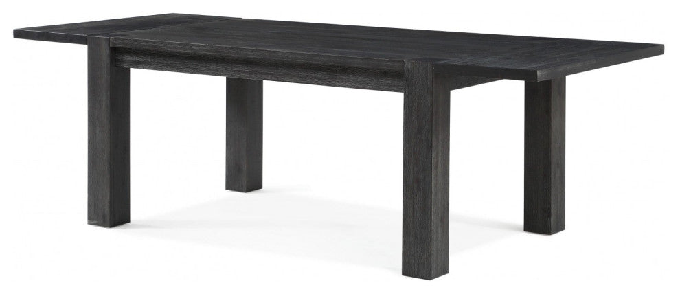 Modus Meadow 7 Piece Rectangular Dining Set With Uphostered Chair, Graphite