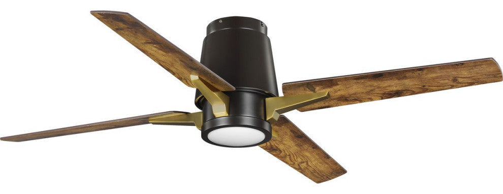 Lindale Collection 52" 4-Blade Architectural Bronze Ceiling Fan